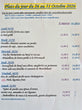 Plats jour, Lundi 26 octobre 2026