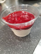 Fromage blanc au coulis de fruits rouges OU nappage au choix